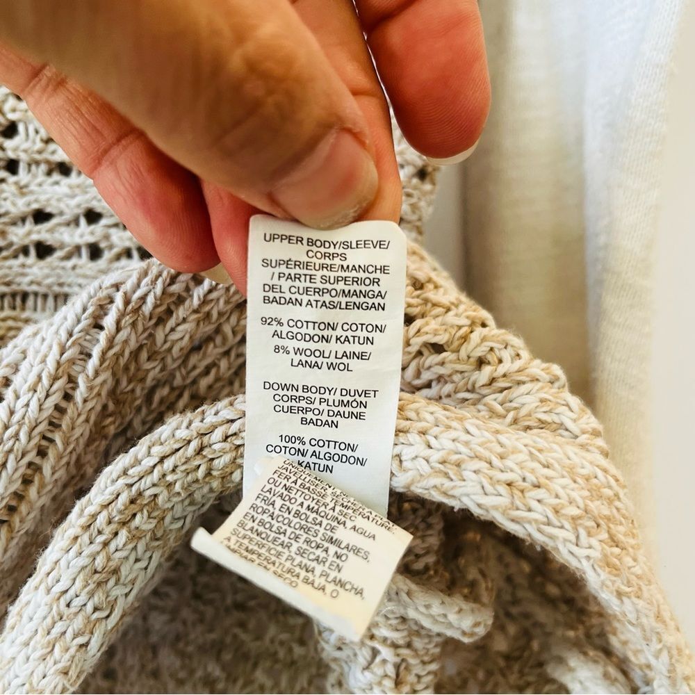 Lucky Brand Cream Knit Top - Size L - Picture 4 of 6